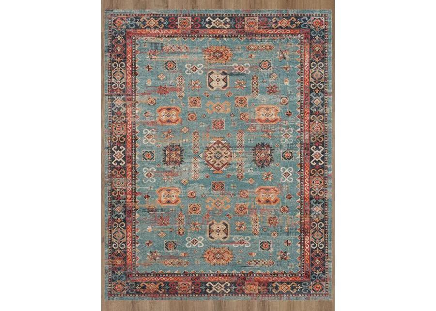 Zula Mombasa Aquamarine 2' 4" X 8' Rug