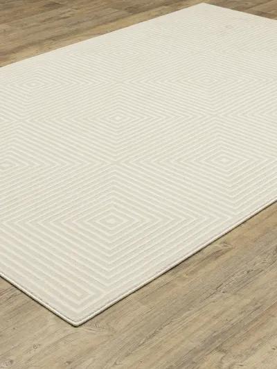 Raylan 6'7" x 9'6" Ivory Rug