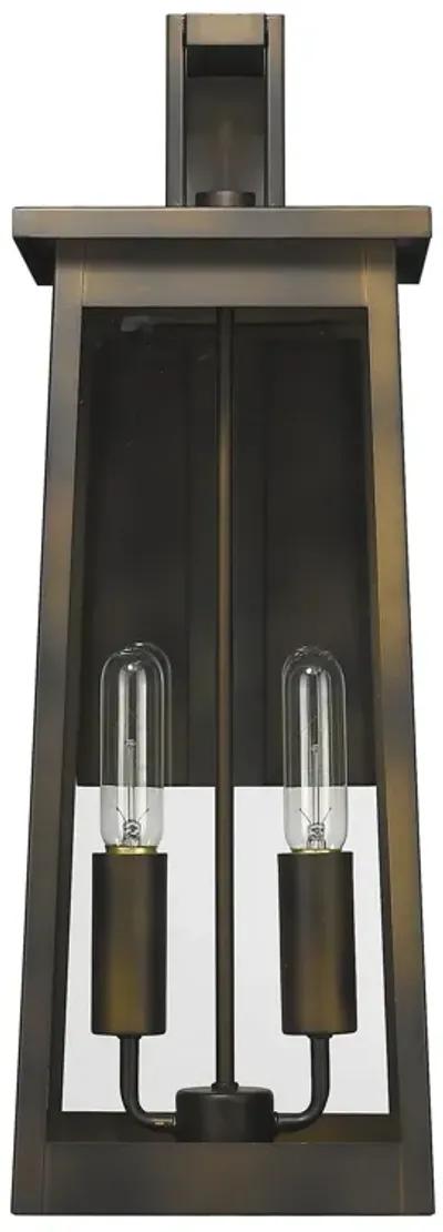 Homezia Alden 2-Light Oil-Rubbed Bronze Wall Light