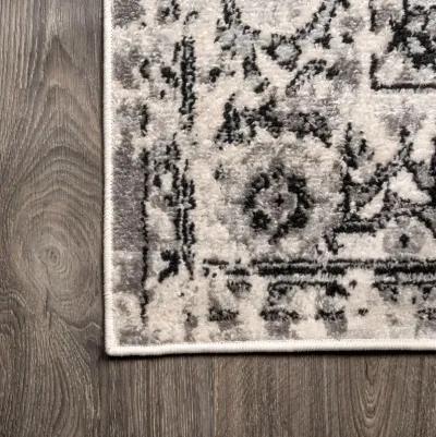 Denia Ornate Geometric Medallion Area Rug