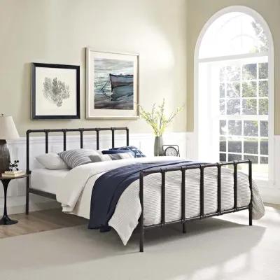 Modway - Dower Queen Stainless Steel Bed