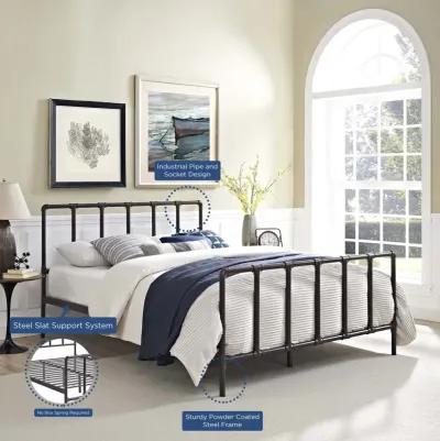 Modway - Dower Queen Stainless Steel Bed