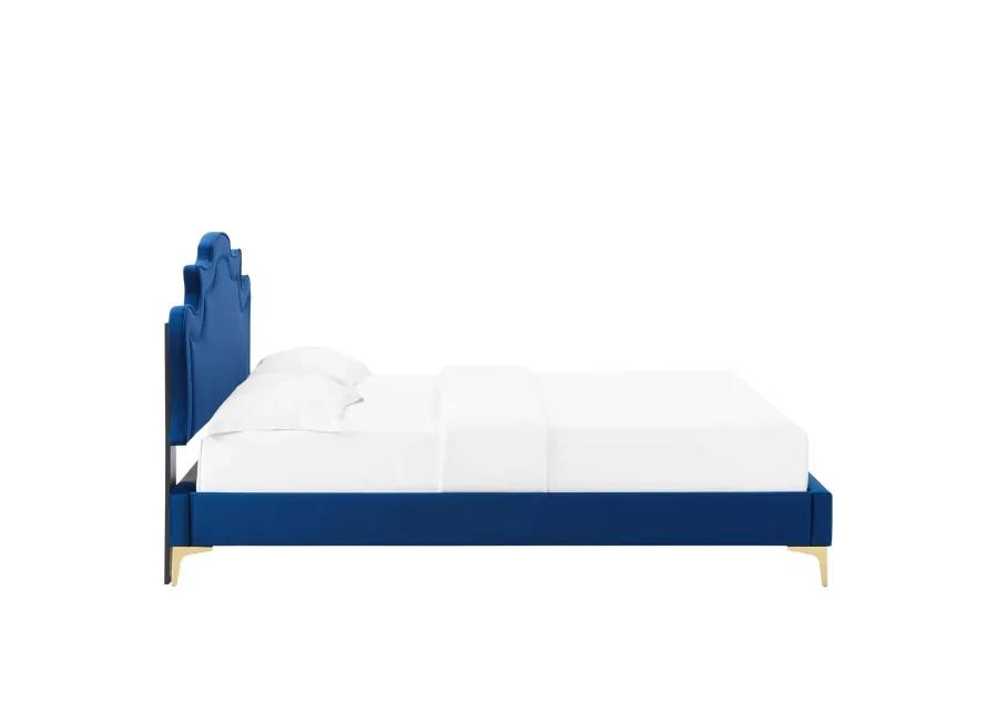 Modway - Neena Performance Velvet King Bed