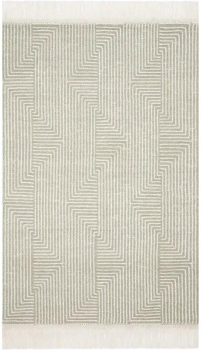 Newton NET04 Sage/Ivory 5' x 7'6" Rug