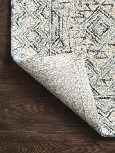 Ziva ZV03 Bluestone 7'9" x 9'9" Rug