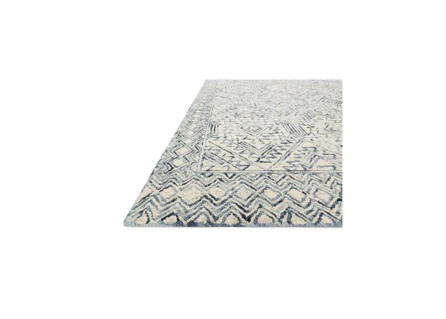 Ziva ZV03 Bluestone 7'9" x 9'9" Rug