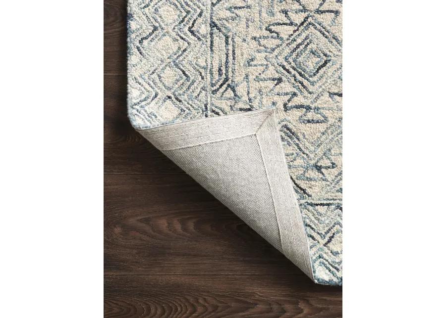 Ziva ZV03 Bluestone 7'9" x 9'9" Rug