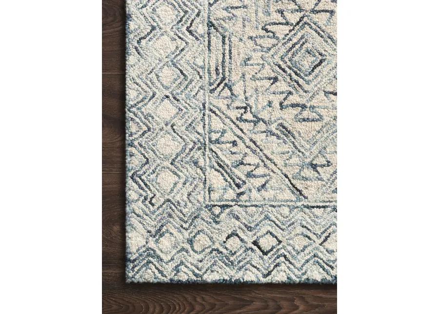 Ziva ZV03 Bluestone 7'9" x 9'9" Rug