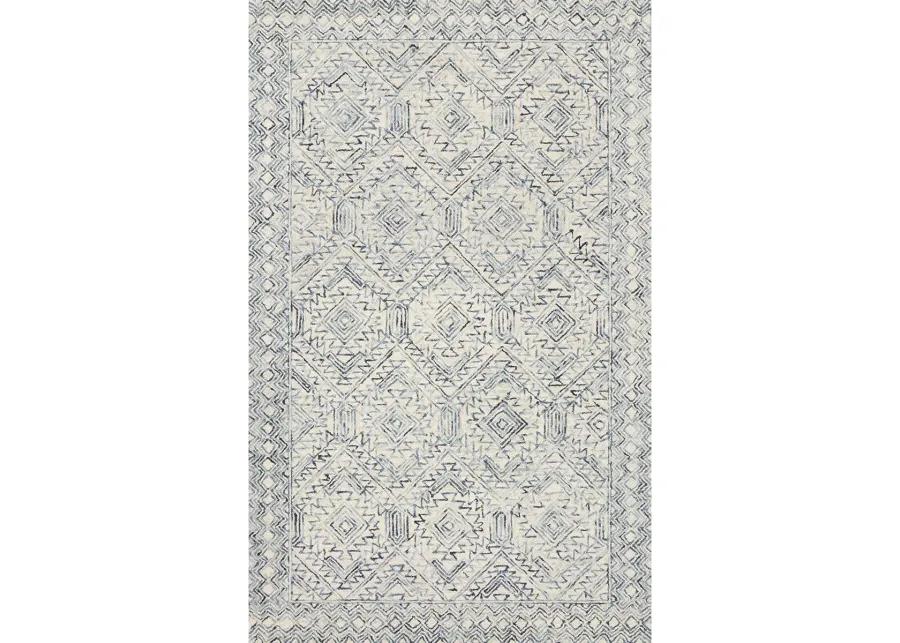 Ziva ZV03 Bluestone 7'9" x 9'9" Rug