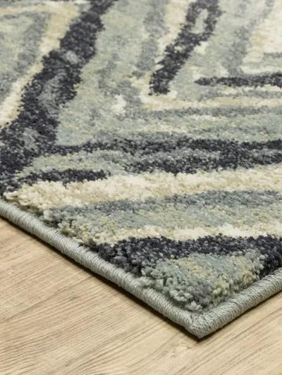 Seneca 3'10" x 5'5" Blue Rug