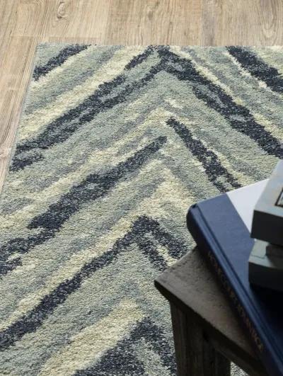 Seneca 3'10" x 5'5" Blue Rug