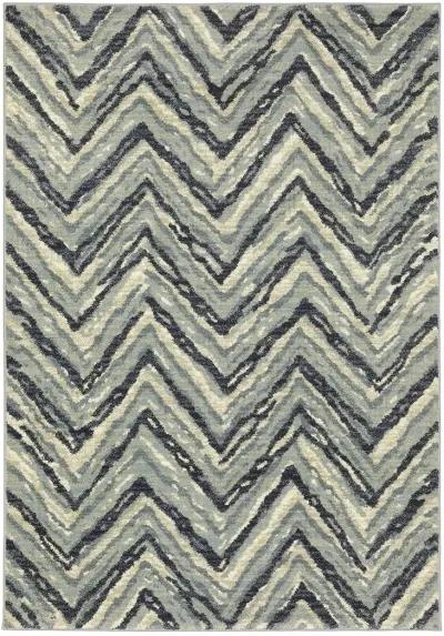 Seneca 3'10" x 5'5" Blue Rug