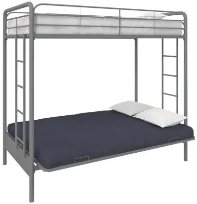 Atwater Living Metal Twin Over Futon Bunk Bed