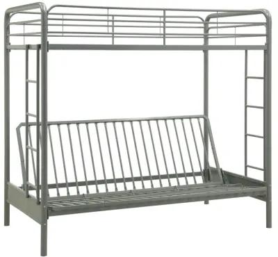 Atwater Living Metal Twin Over Futon Bunk Bed