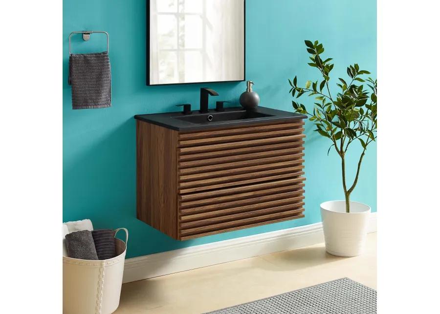 Render 30" Wall-Mount Bathroom Vanity