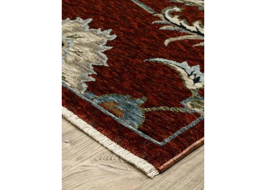 Capella 2'3" x 7'6" Red Rug