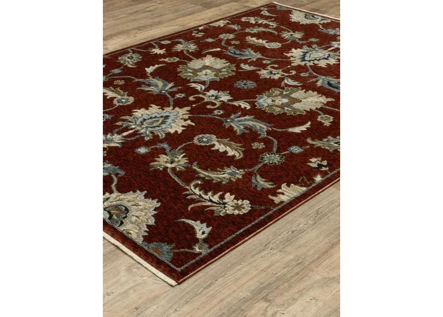 Capella 2'3" x 7'6" Red Rug