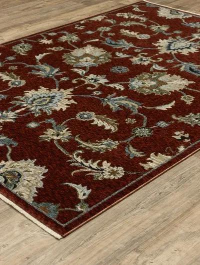 Capella 2'3" x 7'6" Red Rug