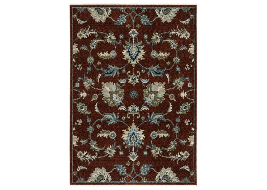 Capella 2'3" x 7'6" Red Rug