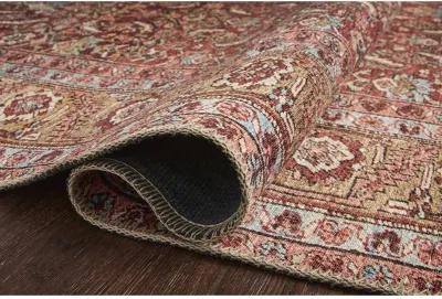 Loren LQ06 Red/Multi 3'6" x 5'6" Rug