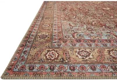 Loren LQ06 Red/Multi 3'6" x 5'6" Rug