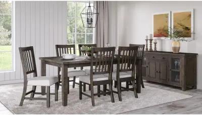 Jofran Willow Creek Rustic Distressed 78 Seven-Piece Dining Set