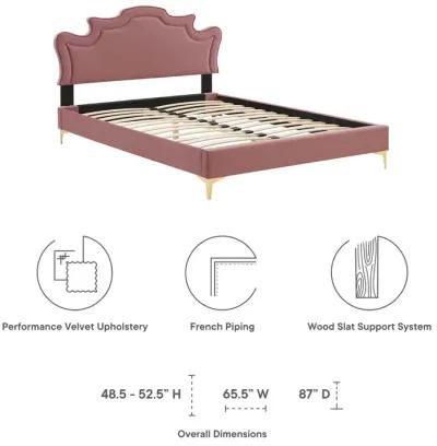 Modway - Neena Performance Velvet King Bed