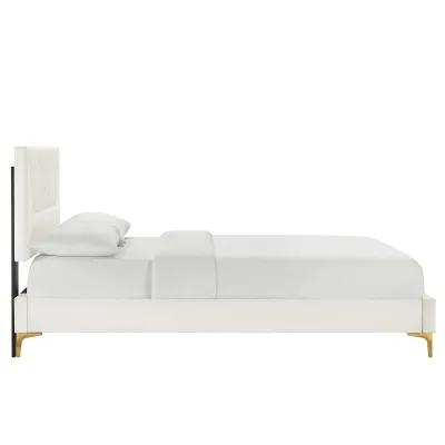 Modway - Yasmine Channel Tufted Performance Velvet King Platform Bed