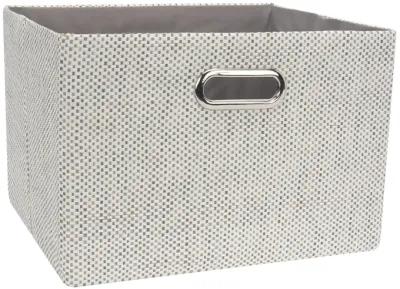 Lambs & Ivy Gray Foldable/Collapsible Storage Bin/Basket Organizer with Handles