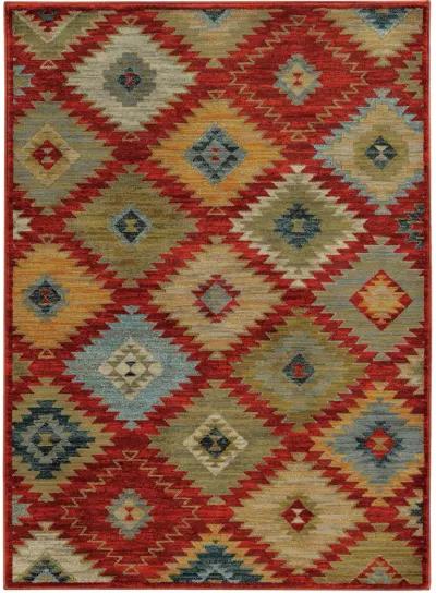 Sedona 7'10" x 10'10" Red Rug