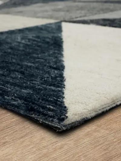 Bowen By Drew & Jonathan Home Oblique Blue 9' 6" X 12' 11" Rug