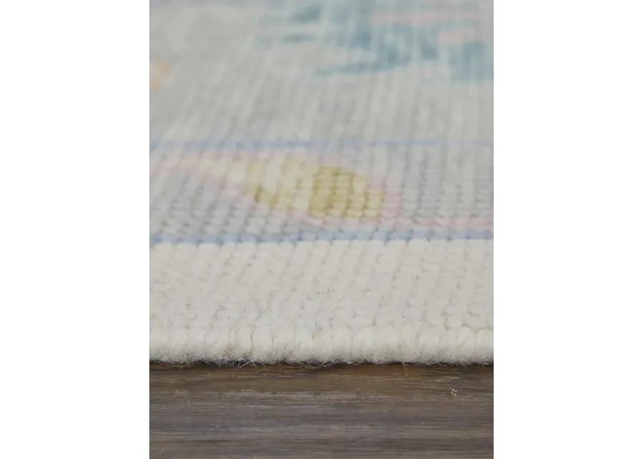 Karina 69G9F 8'6" x 11'6" Ivory/Orange/Blue Rug