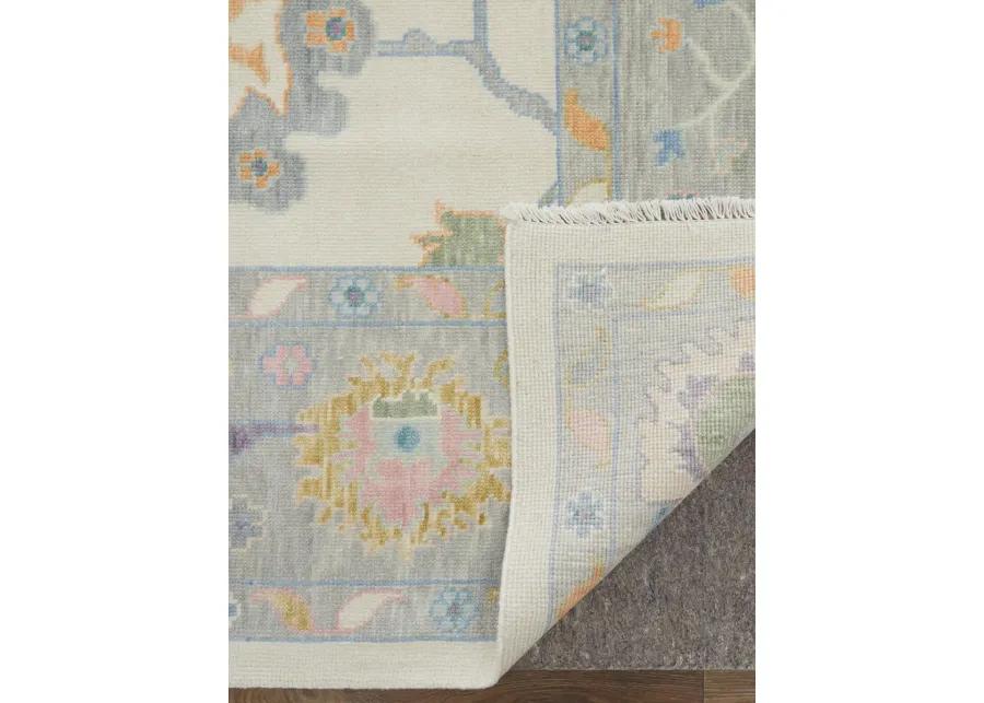 Karina 69G9F 8'6" x 11'6" Ivory/Orange/Blue Rug