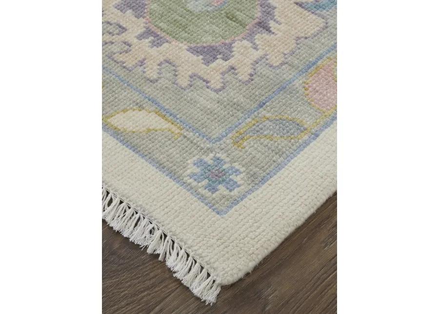 Karina 69G9F 8'6" x 11'6" Ivory/Orange/Blue Rug