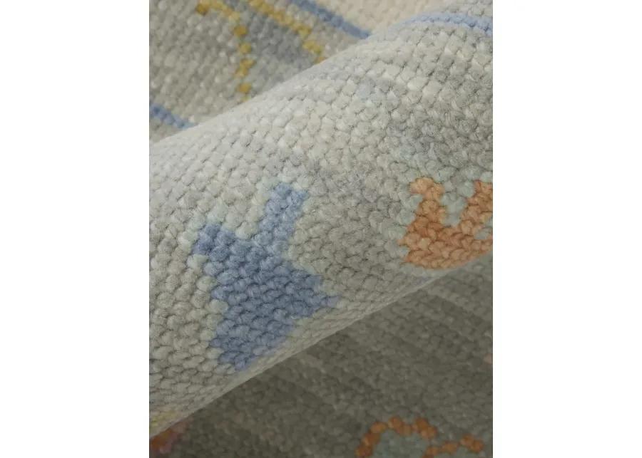 Karina 69G9F 8'6" x 11'6" Ivory/Orange/Blue Rug