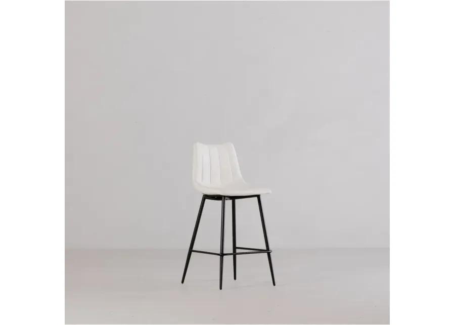 Moe's Home Collection Alibi Barstool Ivory-Set Of Two