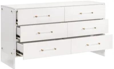 Sonia Shagreen 6-Drawer Double Dresser