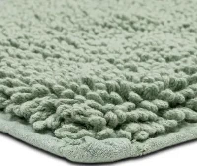 Classic Cotton Ii Seaglass 1' 9" x 2' 10" Bath Mat