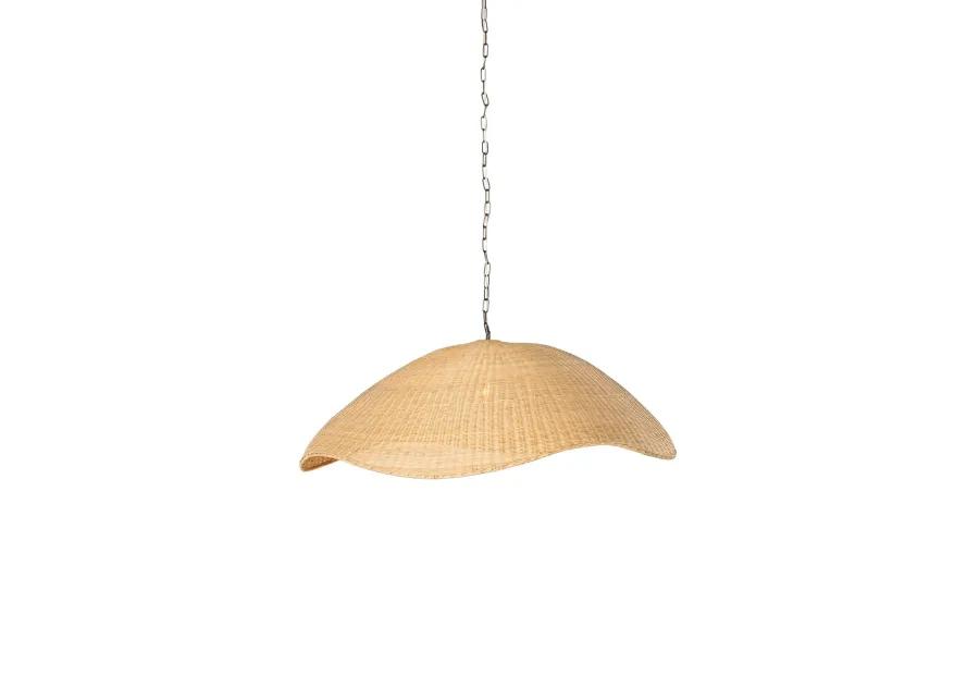 Overscale Woven Rattan Pendant