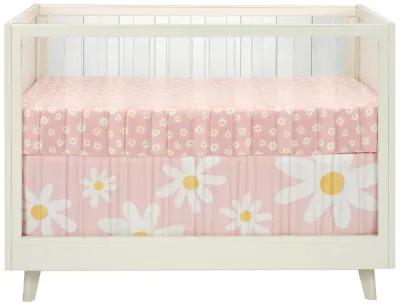 Lambs & Ivy Daisy Dreams Breathable 100% Cotton Baby Fitted Crib/Toddler Sheet