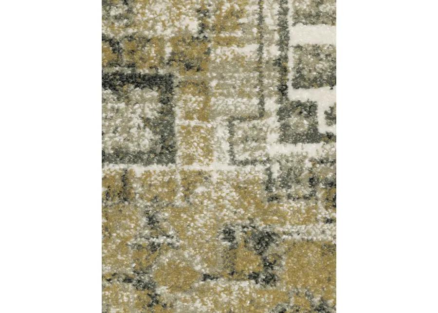 Venice 2'3" x 7'6" Grey Rug