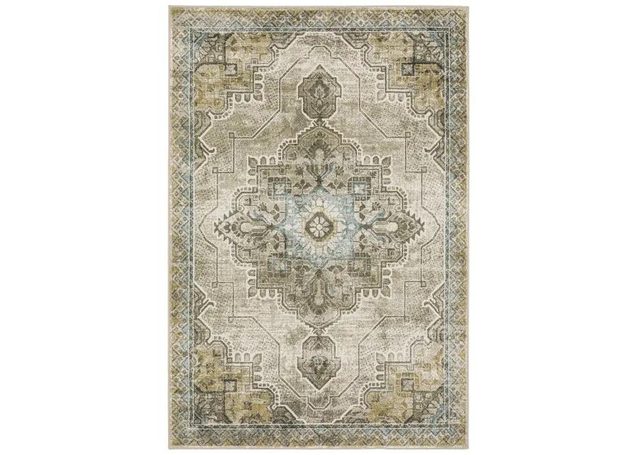 Venice 2'3" x 7'6" Grey Rug