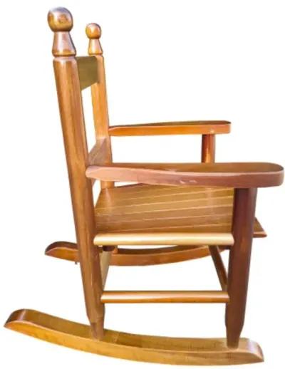 Children's rocking chair- Indoor or Outdoor -Suitable for kids-Durable-populus wood-oak