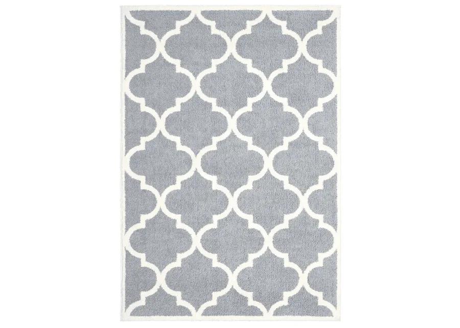 Verona 6'7" x 9'6" Grey Rug