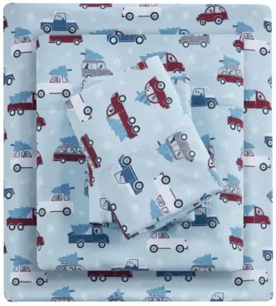 Gracie Mills Persephone 4-Peice Cotton Flannel Sheet Set