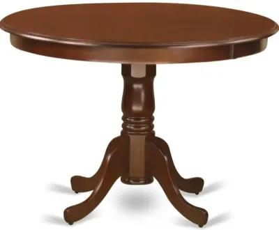 3 Piece Dining Set Consists of a Round Kitchen Table with Pedestal