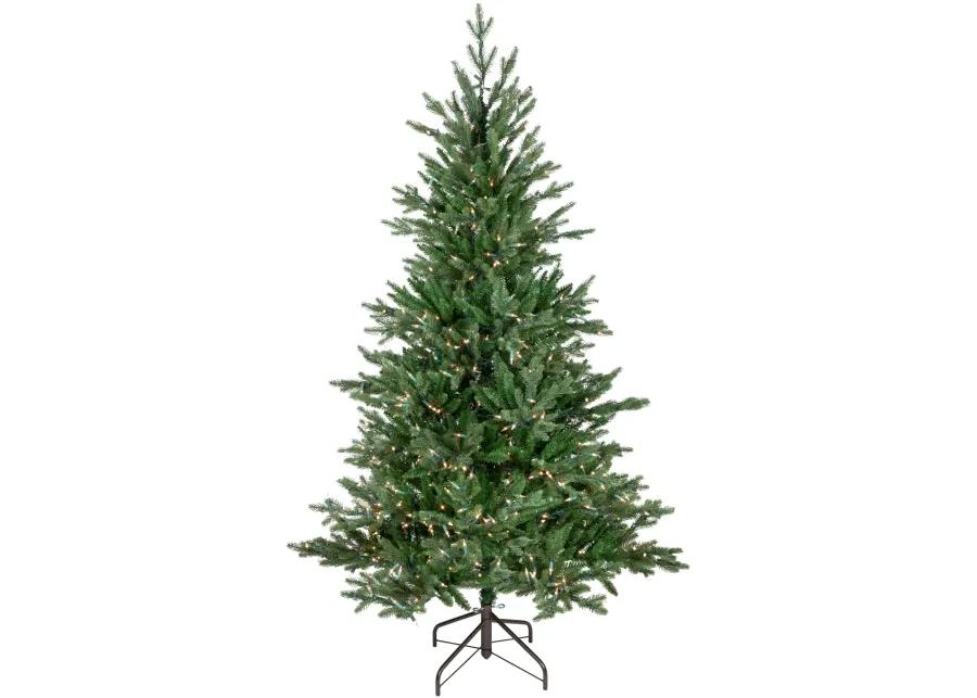 7' Pre-Lit Grande Spruce Artificial Christmas Tree  Clear Lights