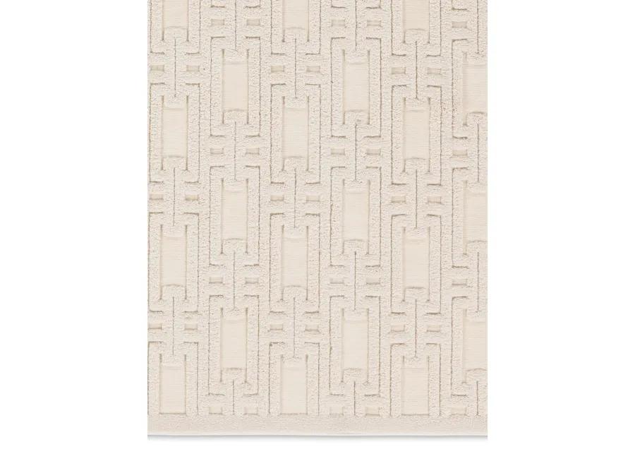 Petros Torean White 6'7" x 9'6" Rug