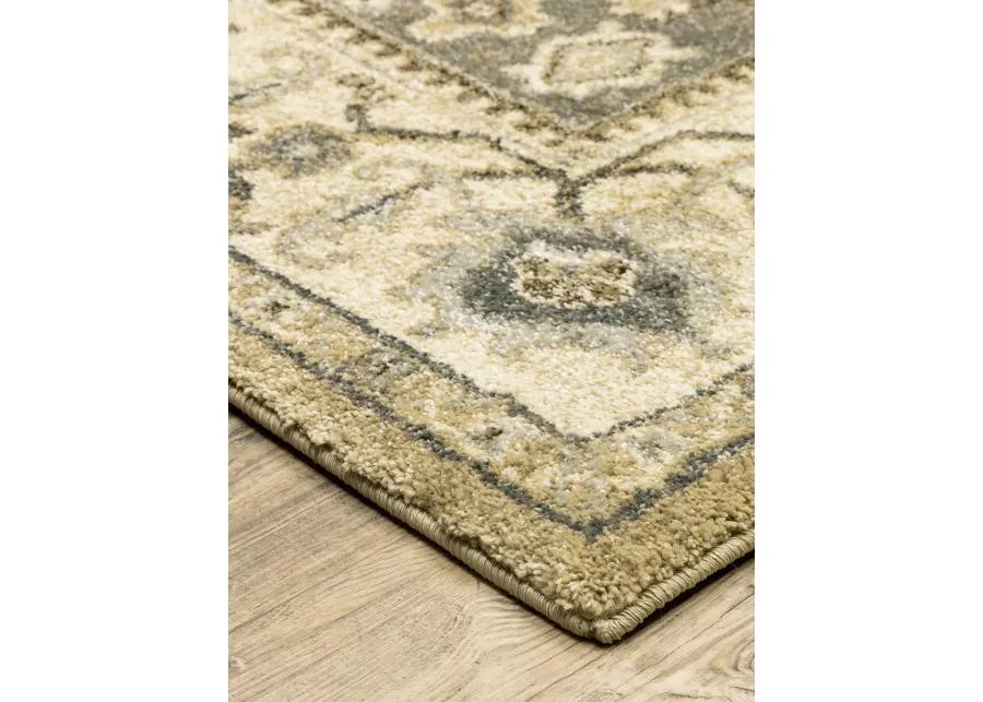 Florence 2'3" x 7'6" Beige Rug