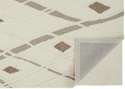 Anica 8008F Ivory/Taupe/Brown 4' x 6' Rug